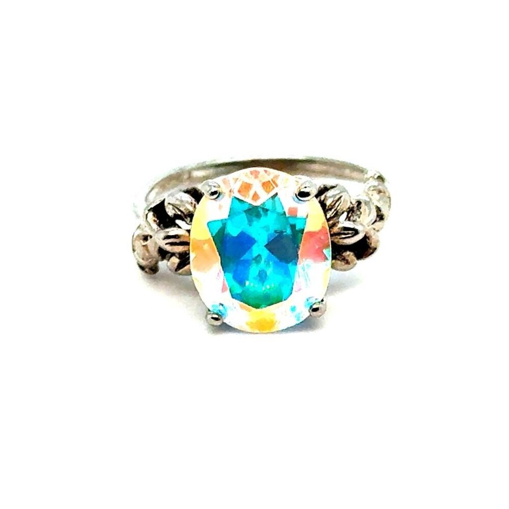 Sterling Silver 925 Lovely Stone‎ Ring